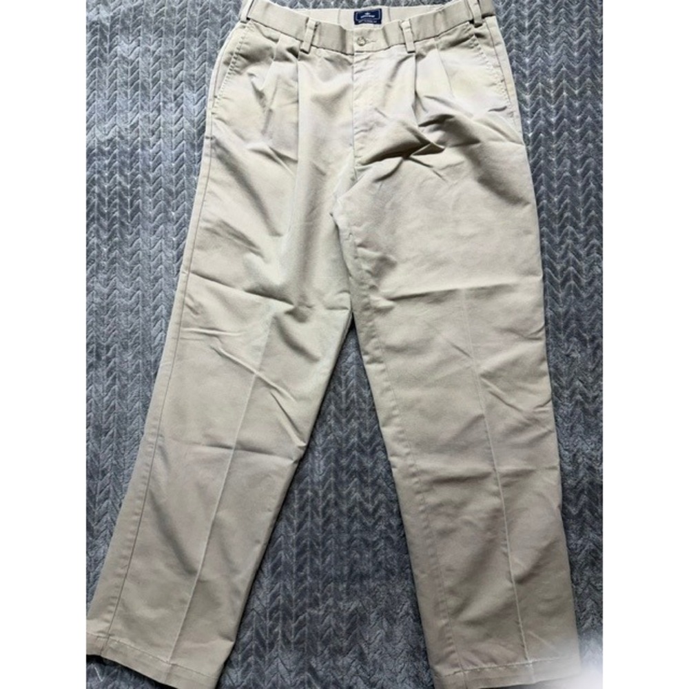 Dockers D3 Classic Fit Pleated Chino Pants Khaki Tan Mens 34x32 0515